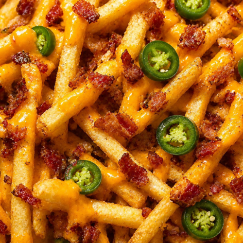 Patatas Cheddar Bacon bits y Jalapeños